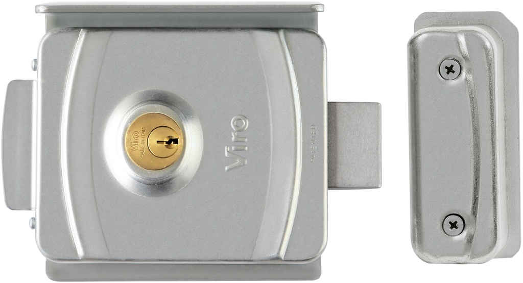 Serrure avec bouton pêne dormant rotatif double fonction