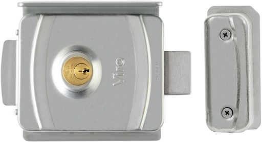 [V9083] Serrure avec bouton pêne dormant rotatif double fonction